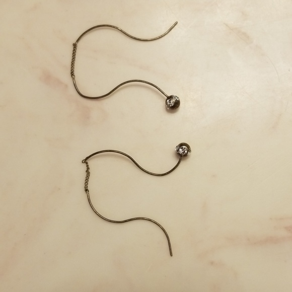 Vintage Disco Earrings & Choker/Dangle Necklace - Picture 3 of 7